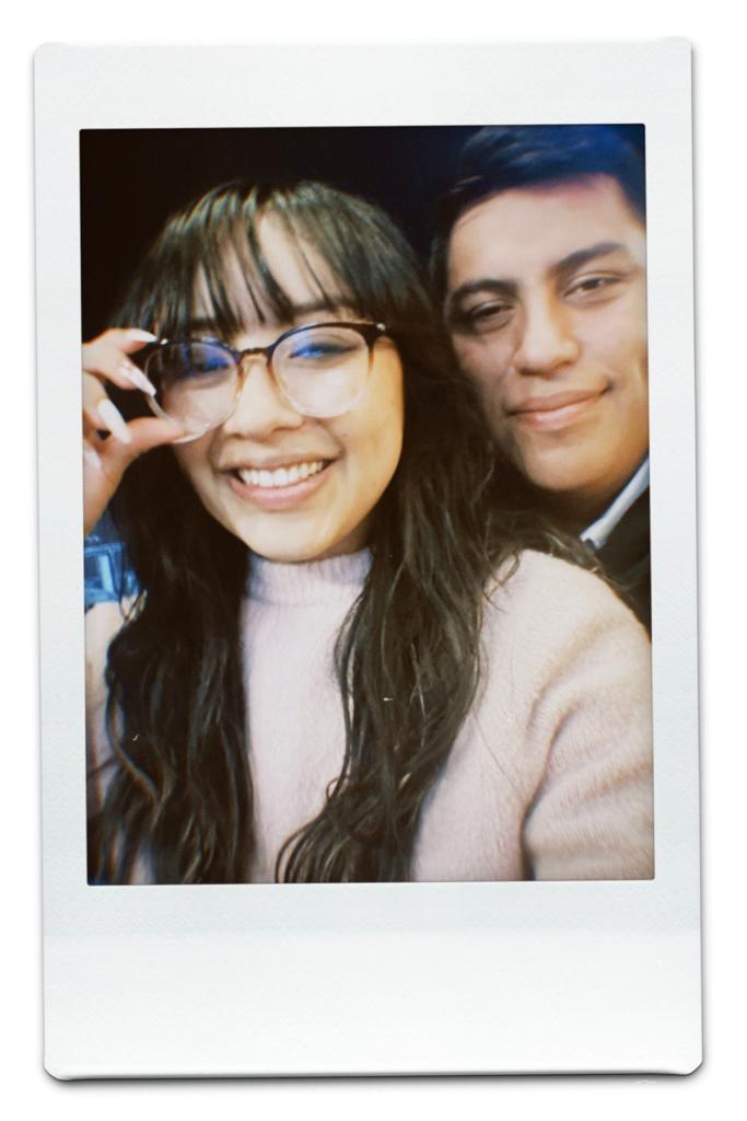 Una fotografía de los dos